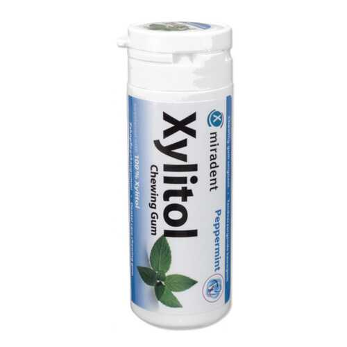 Жевательная резинка Miradent xylitol chewing gum перечная мята в Билла