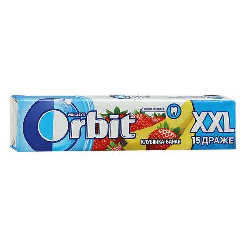 Жевательная резинка Orbit клубника-банан xxl 20.4 г в Билла