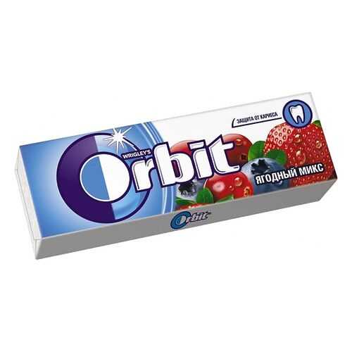 Жевательная резинка Orbit ягодный микс 13.6 г 30 штук в Билла