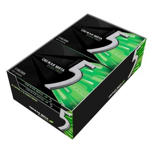 Жевательная резинка Wrigley's 5 electro 31.2 г 10 штук в Билла