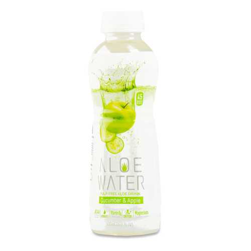 Напиток безалкогольный PurePlus негазированный Aloe Water со вкусом огурца и яблока 500 мл в Билла