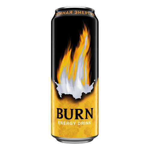 Напиток энергетический Burn Темная энергия 0.449л Россия в Билла