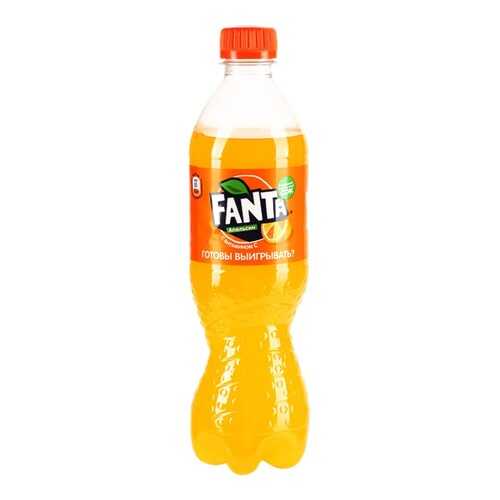 Напиток газированный Fanta апельсин пластик 0.5 л в Билла