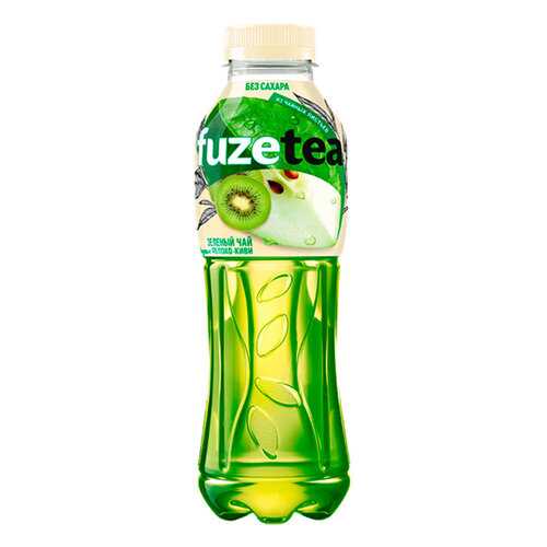 Чай холодный Fuzetea Zero яблоко и киви без сахара 6 штук 1.5 л в Билла