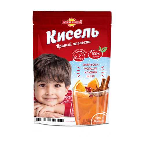 Кисель моментального приготовления Русский продукт пряный апельсин 150 г в Билла