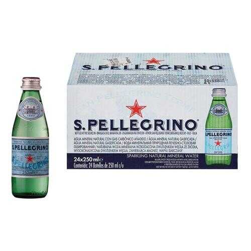 Минеральная вода газ S.Pellegrino 0.5 л стекло по 24 шт в Билла
