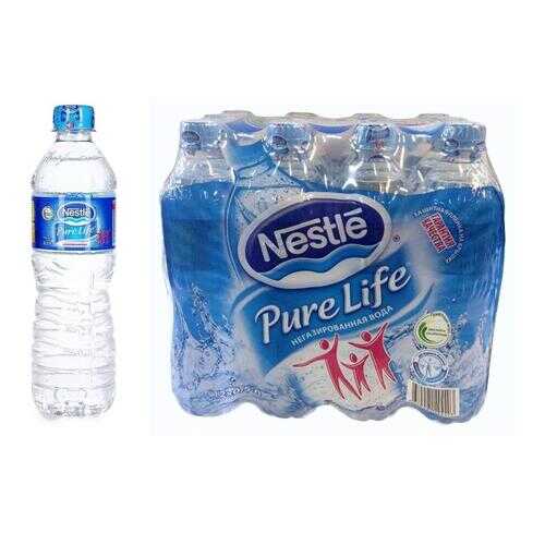 Вода Nestle pure life питьевая 0.5 л 12 штук в упаковке в Билла
