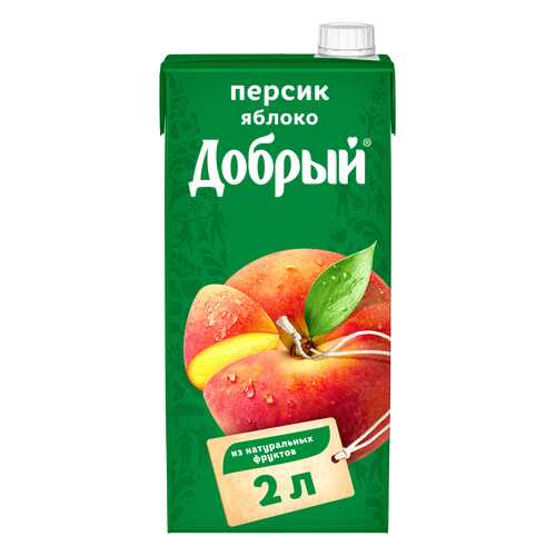 Нектар Добрый персик-яблоко 2 л в Билла