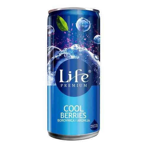 Сок черники и аронии Life Premium Спелая ягода 0.25 л в Билла