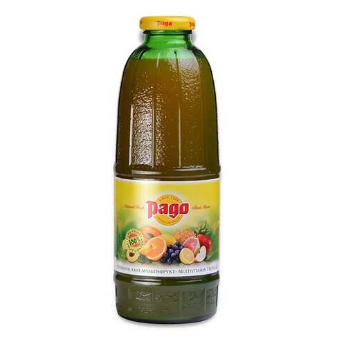 Сок Pago Тропический Мультифрукт 0.75л стеклянная бутылка Россия в Билла